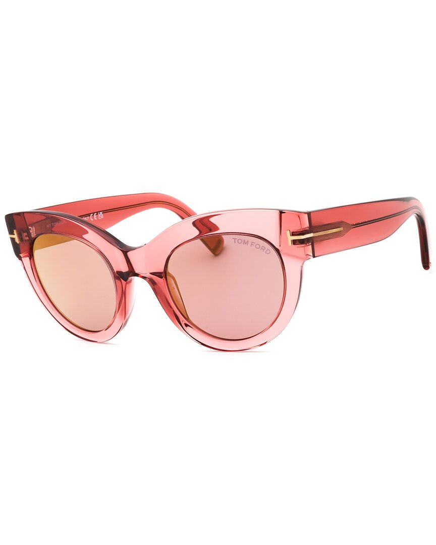 Tom Ford Women's Ft1063 51mm Sunglasses In Pink
