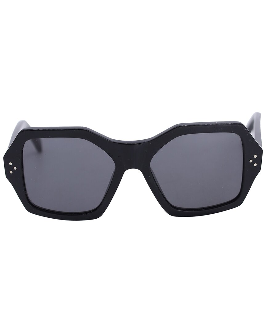 Celine Women's Black Acetate 55mm Sunglasses (authentic Pre-loved) In Black