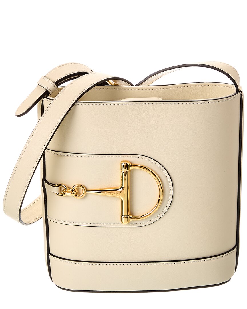 Gucci 73 Small Leather Bucket Bag