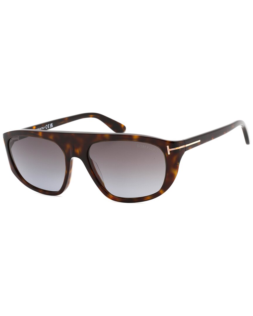 Tom Ford Unisex Ft100252b Sunglasses In Brown