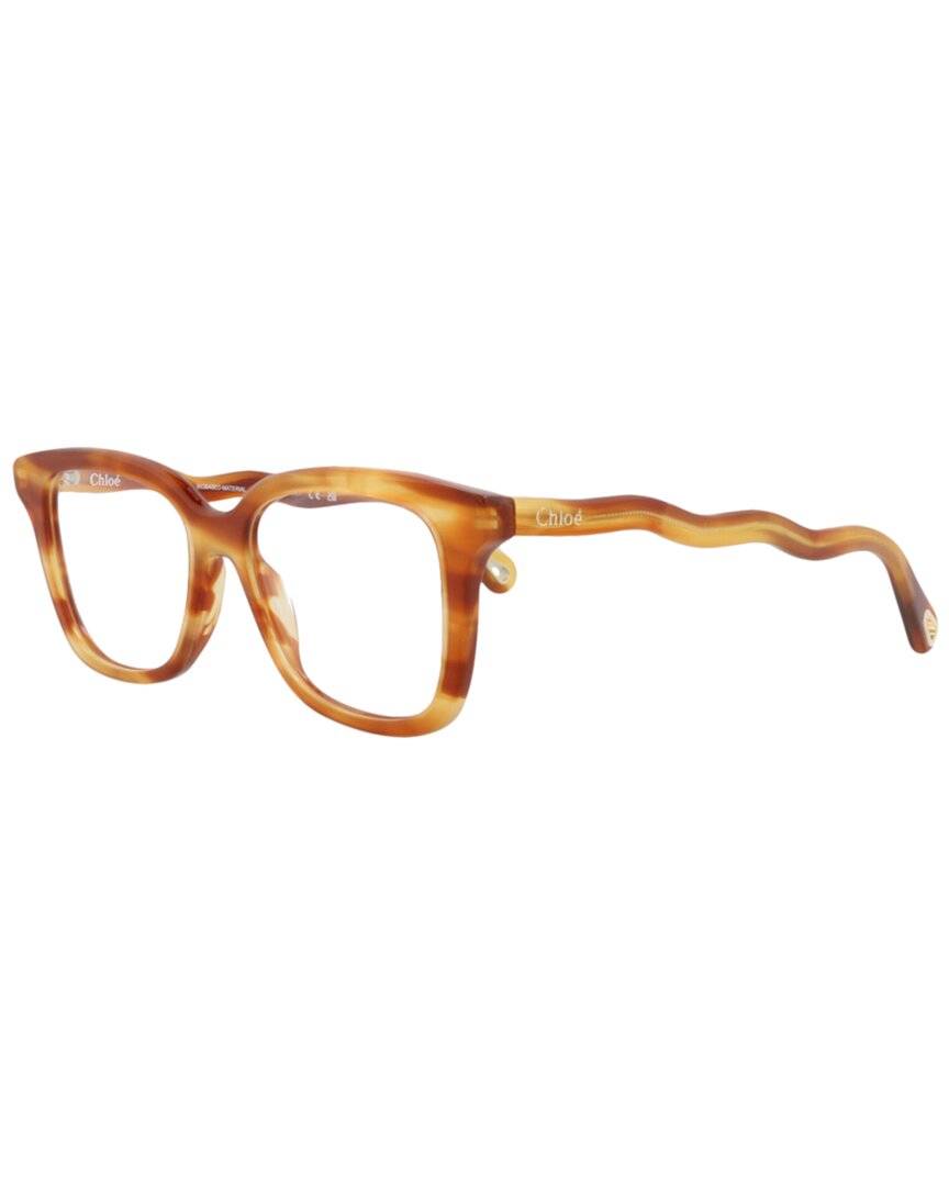 Chloé Women's Ch0090o 49mm Optical Frames In Brown