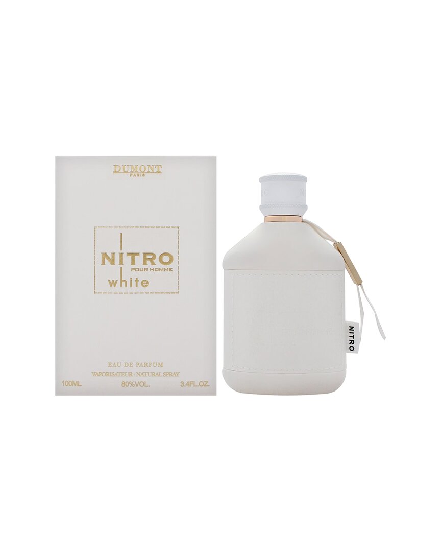 Dumont Paris Men's 3.4oz Nitro White Pour Homme Edp