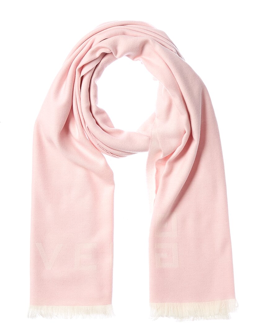 Givenchy 4g Jacquard Wool & Cashmere-blend Scarf In Pink