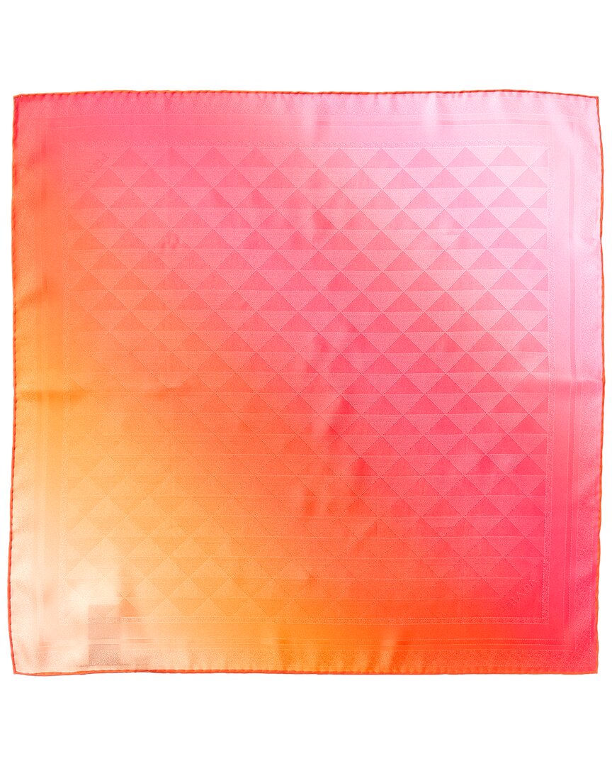 Prada Printed Twill Silk Scarf In Multi