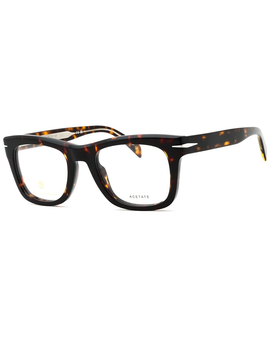 David Beckham Men's Db 7105 51mm Optical Frames In Brown