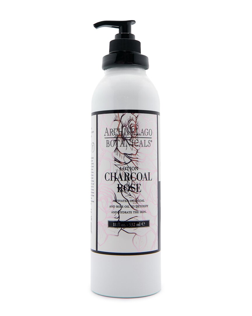 Archipelago Botanicals Unisex 18oz Charcoal Rose Body Lotion
