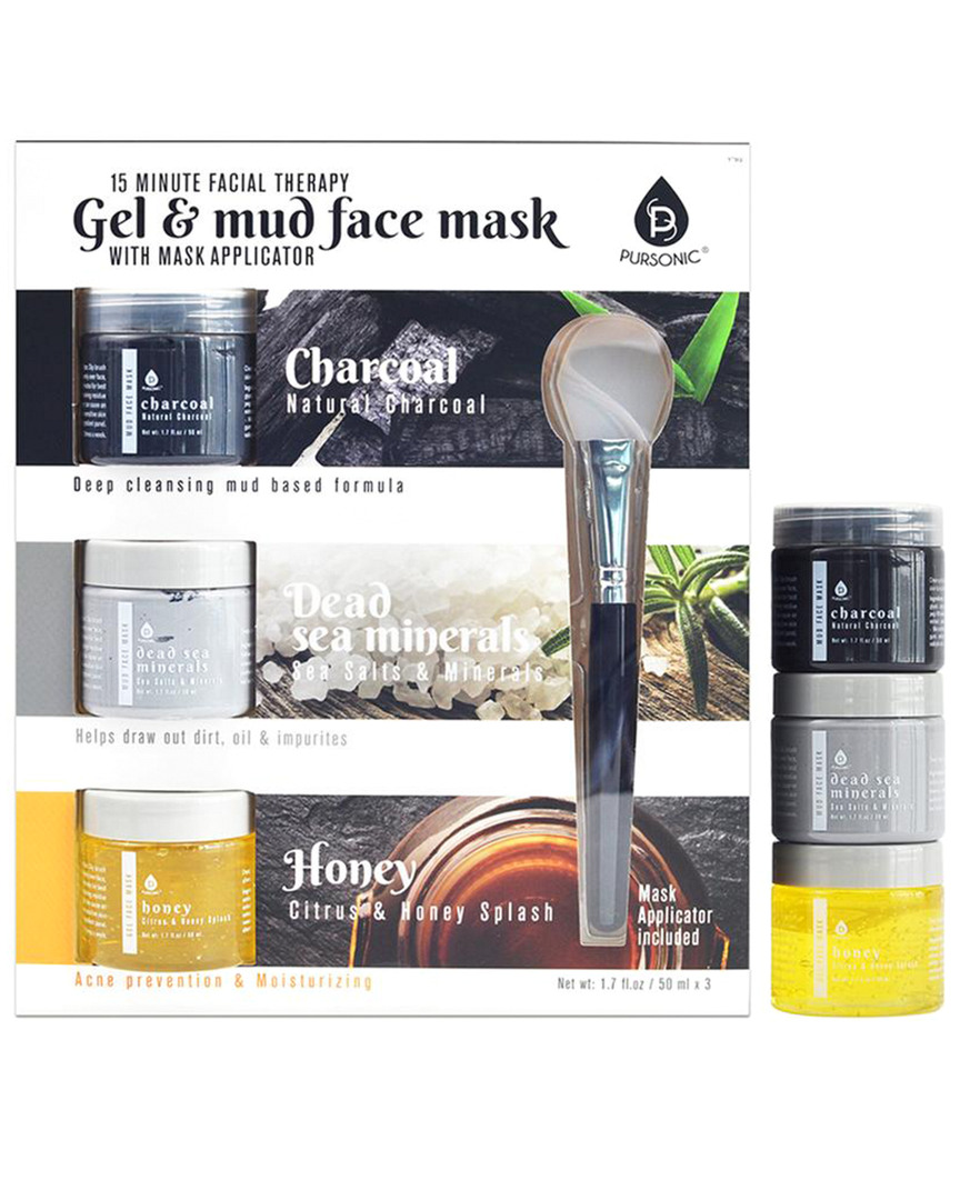 Pursonic 15-minute Facial Therapy Gel & Mud Face Mask