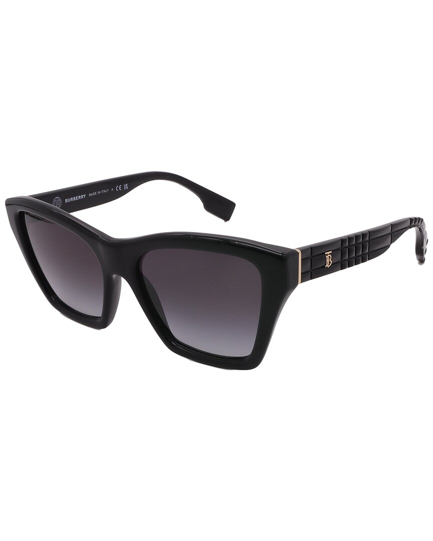 Burberry Arden Grey Gradient Butterfly Ladies Sunglasses Be4391 30018g 54 In Black