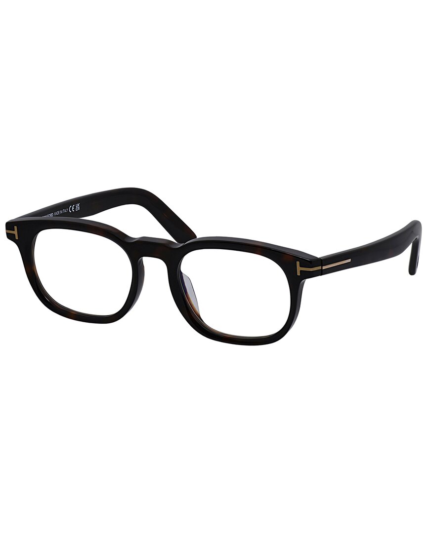 Tom Ford Unisex Ft5808-b 49mm Optical Frames In Black
