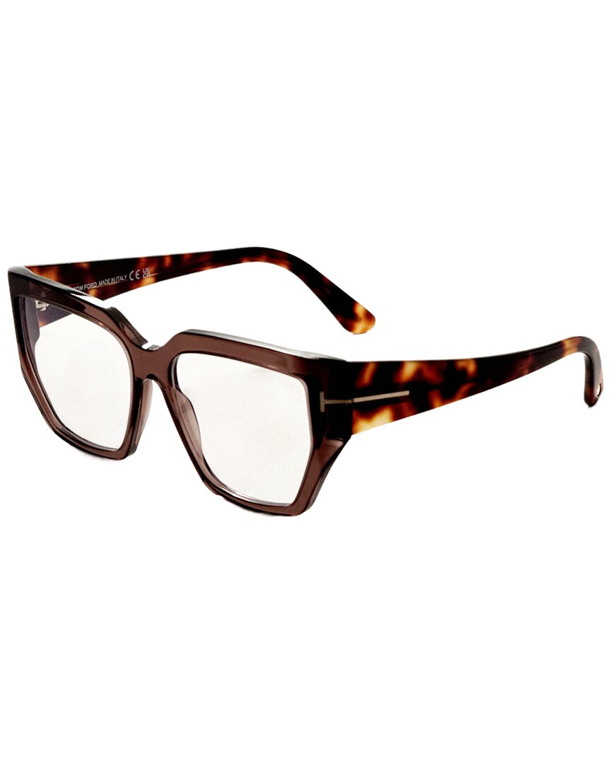 Tom Ford Women's Ft5951 54mm Optical Frames In Brown