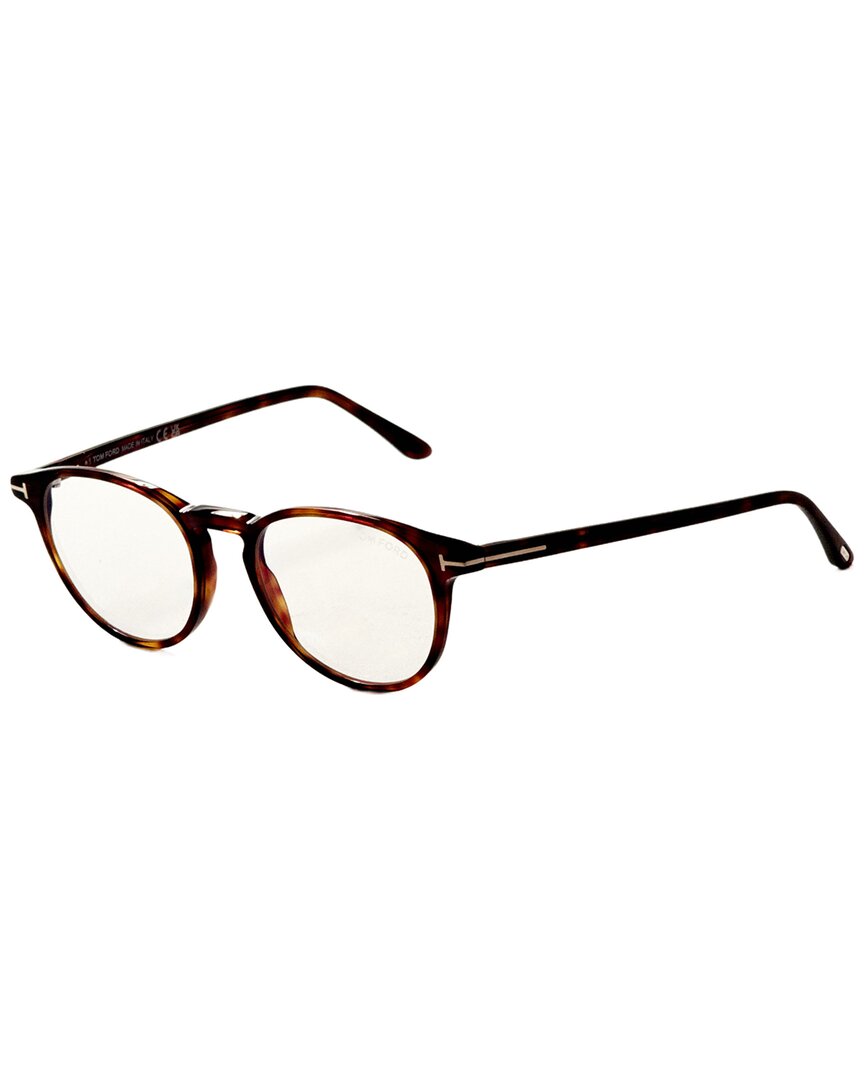 Tom Ford Men's Ft5803 51mm Optical Frames In Brown