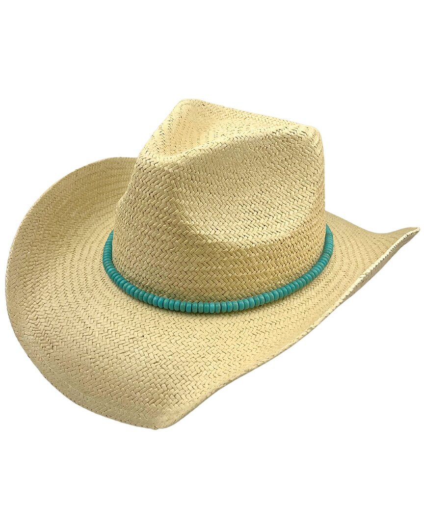 Marcus Adler Straw Cowboy Hat In Beige
