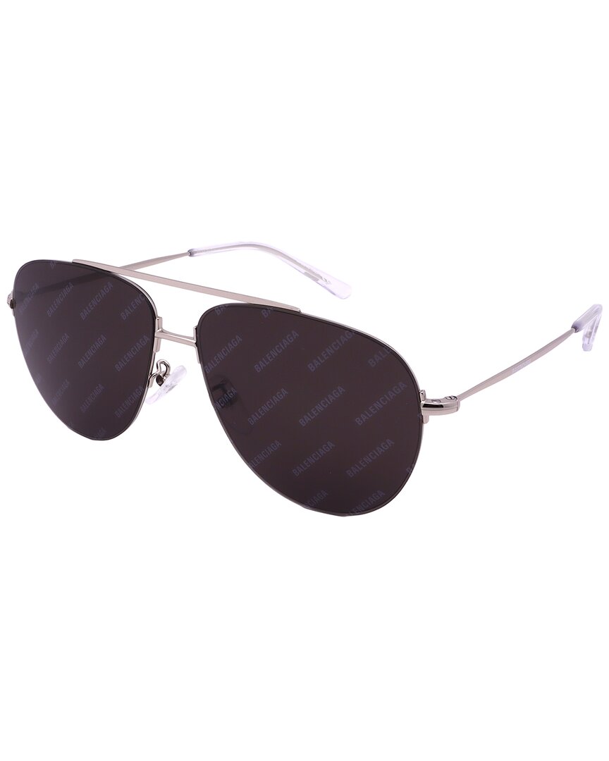 Balenciaga Unisex Bb0013s 59mm Sunglasses In Silver