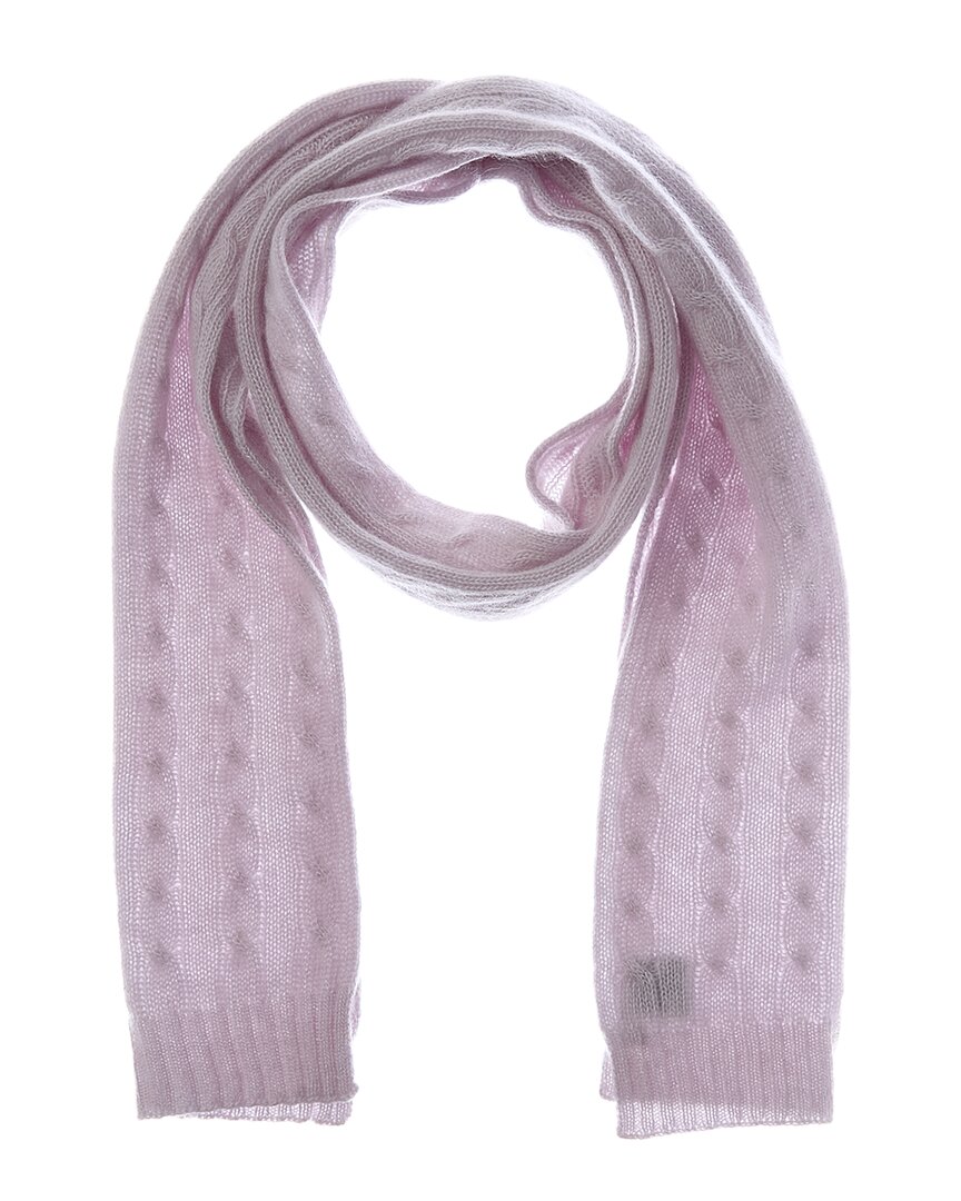 Portolano Cashmere Scarf In Pink