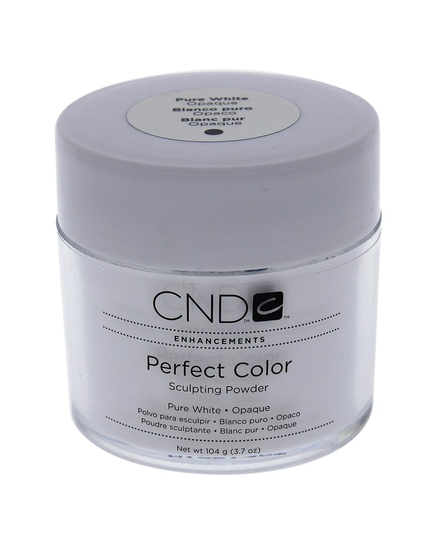 Cnd Women's 3.7oz Pure White Opaque Perfect Color Sculpting Powder In White