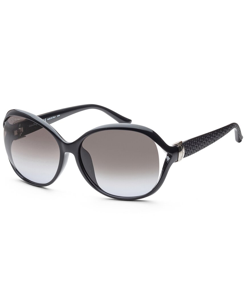 Ferragamo Women's 61mm Sunglasses In Black