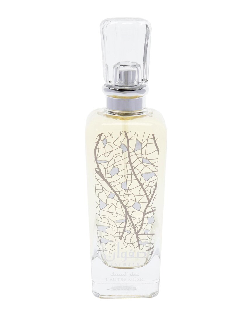 Lattafa Perfumes Women's 3.4oz Safwaan Lature Musk Edp In White