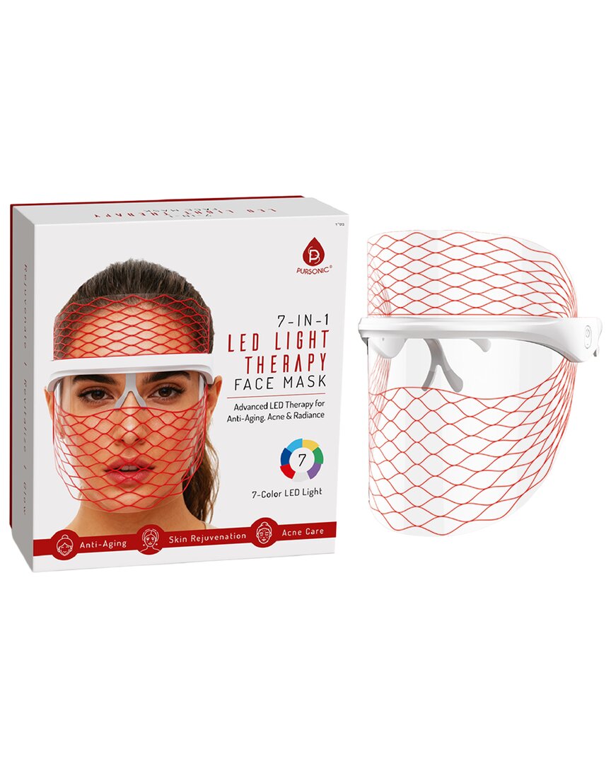 Pursonic Women's 7-in-1 Led Light Therapy Face Mask