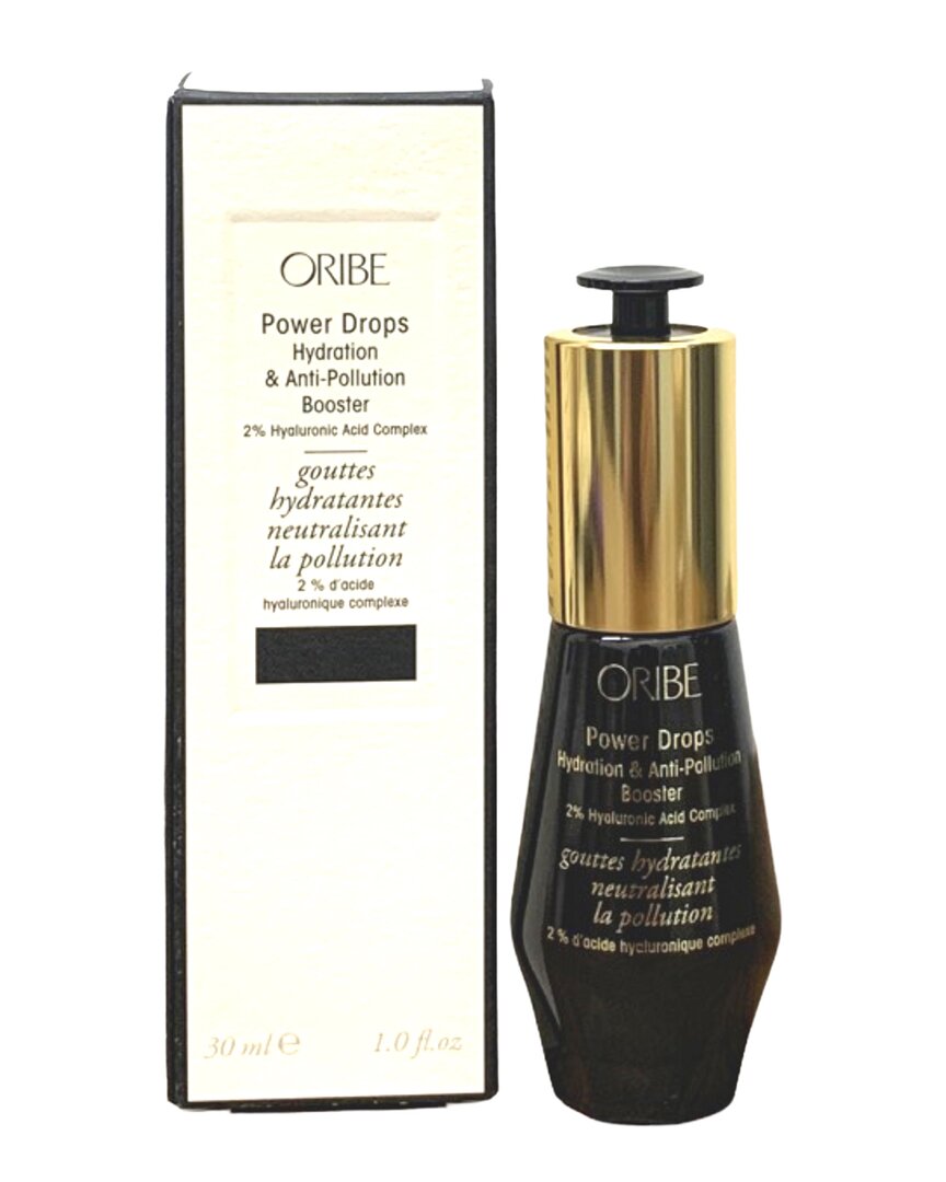 Oribe 1oz Power Drops Hydration & Anti-pollution Booster 2% Hyaluronic Acid Complex In White