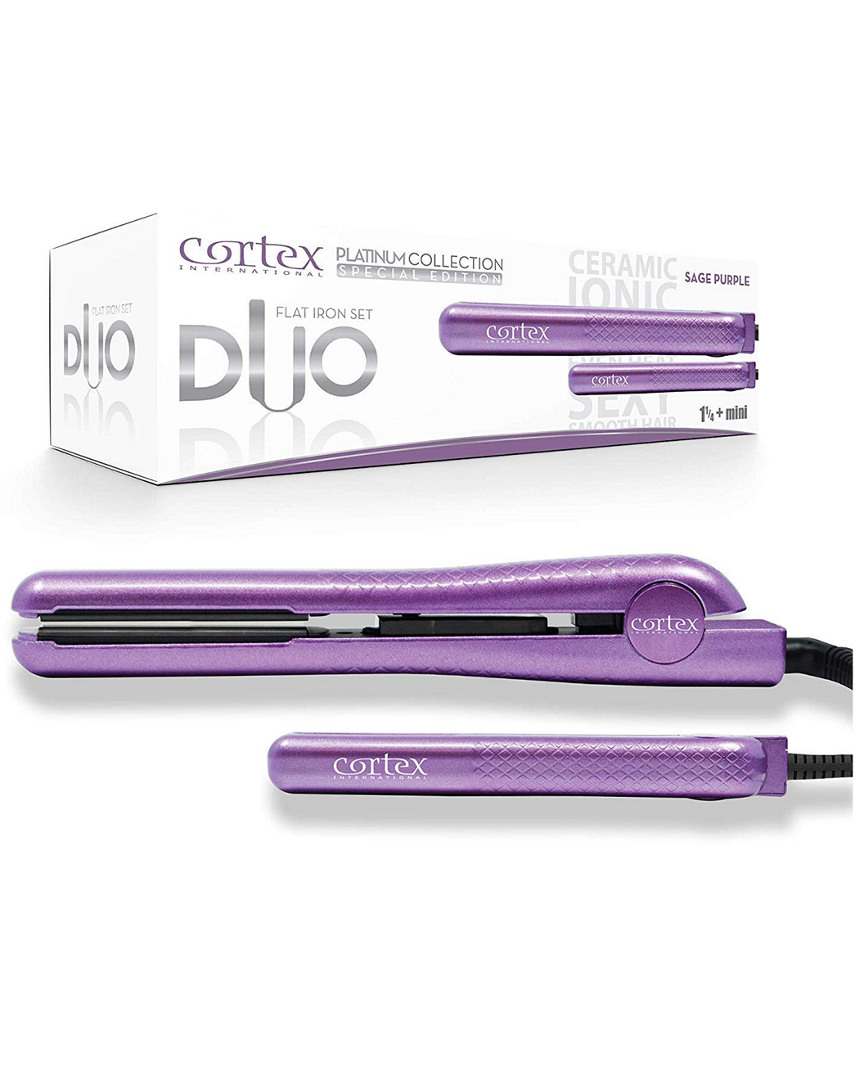 Cortex International Duo Collection 1.25in And 0.5in Flat Iron Bundle
