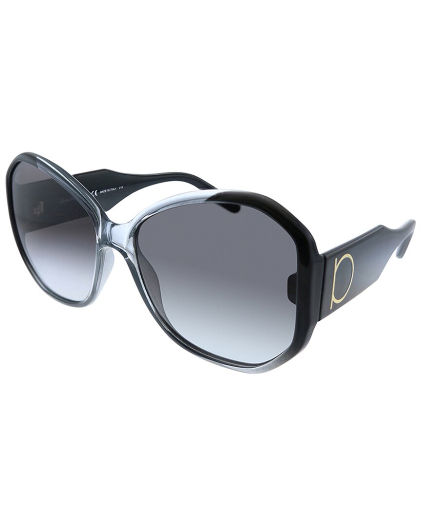 Ferragamo Women's Sf942s 61mm Sunglasses In Black