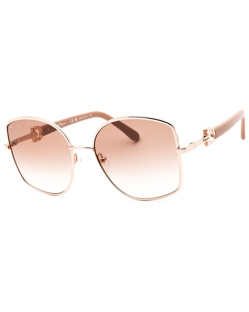Ferragamo Women's Sf304s 58mm Sunglasses In Pink