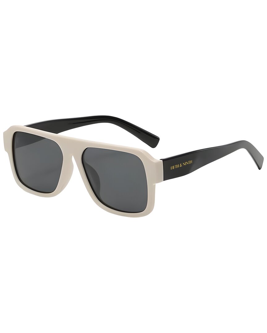 Fifth & Ninth Unisex Lennon 68mm Polarized Sunglasses In Neutral