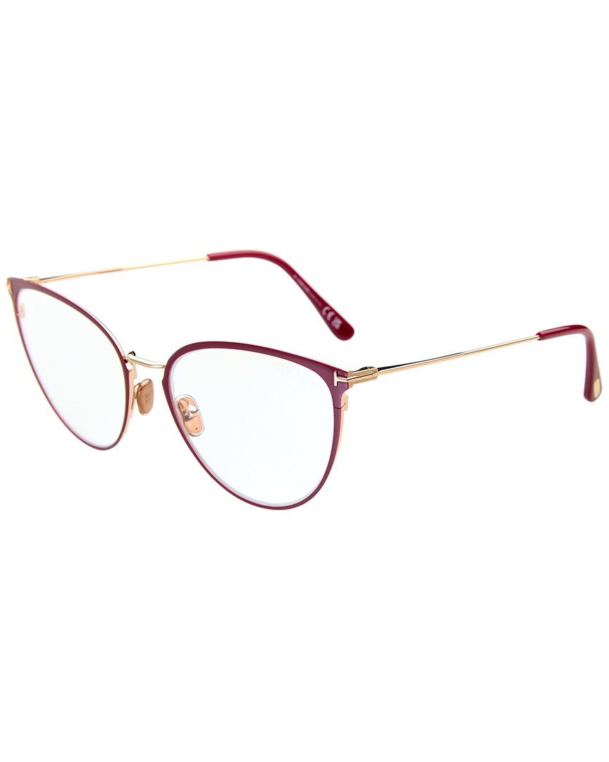 Tom Ford Women's 5840-b 56mm Optical Frames In Red