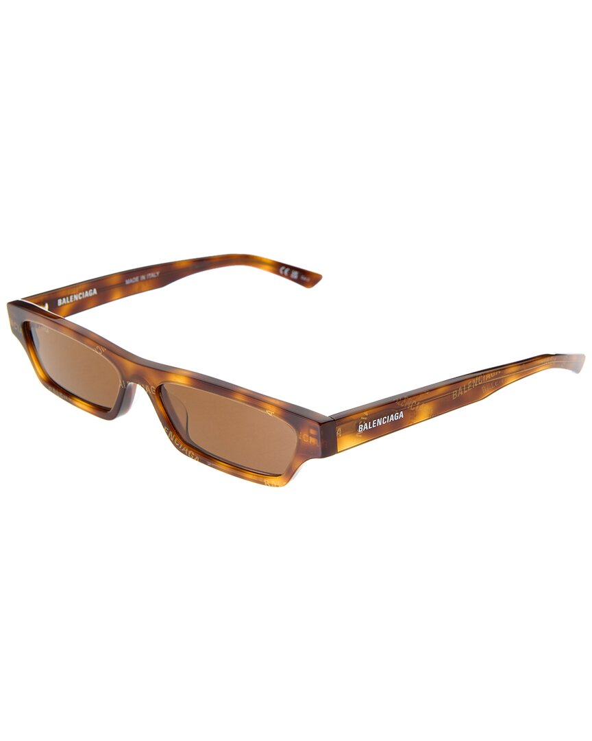 Balenciaga Unisex Bb0075s 55mm Sunglasses In Brown