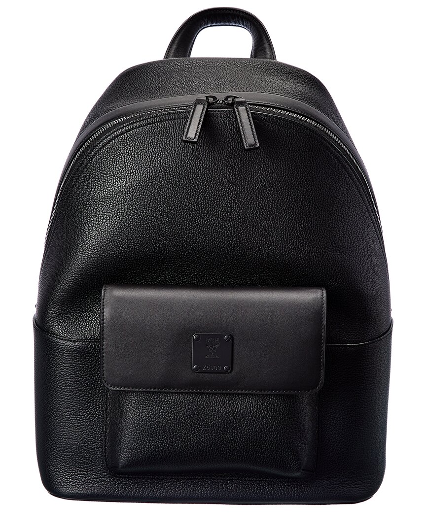 Mcm Black Backpack In Black