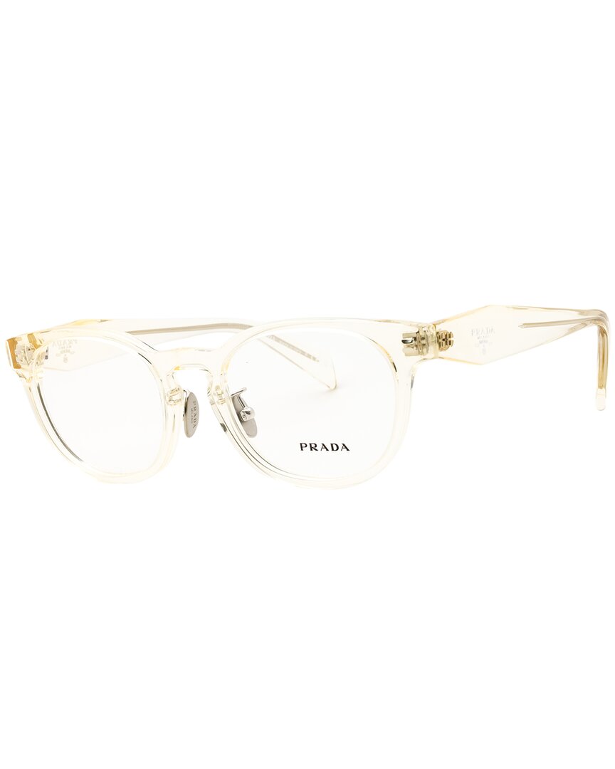 Prada Women's 0pr B06vd 52mm Optical Frames In Yellow