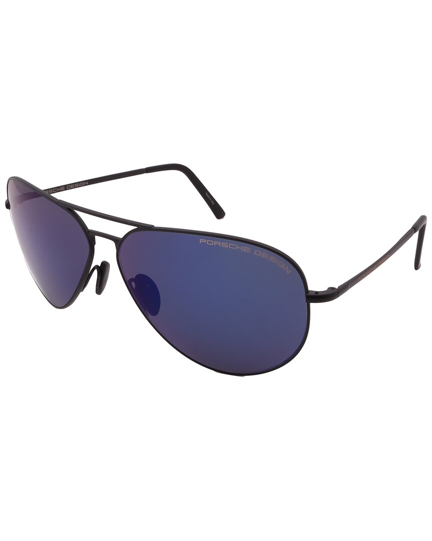 porsche design menâs 8505 p 64mm sunglasses