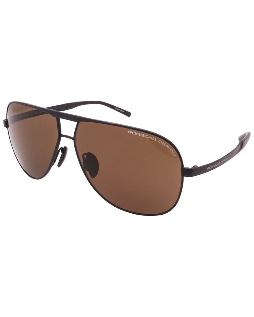 Porsche Design Men's P8657 62mm Sunglasses In Black
