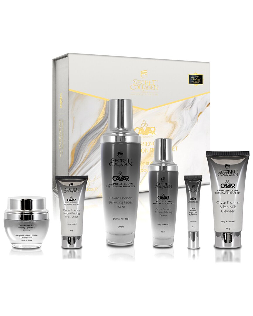 Secret Collagen Unisex 12.93oz Caviar Essence Skin Rejuvenation Ritual Set