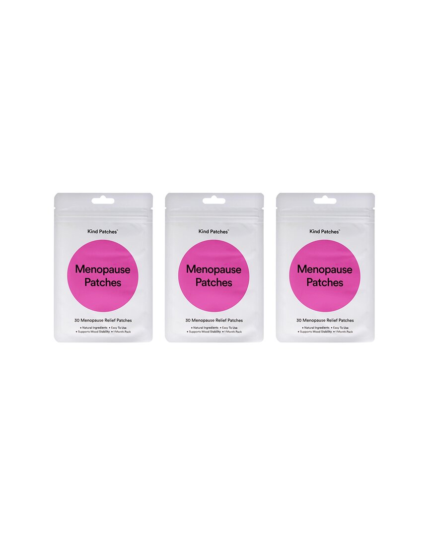 Kind Patches Unisex Menopause Patches - 30 Count - Pack Of 3 In Multi