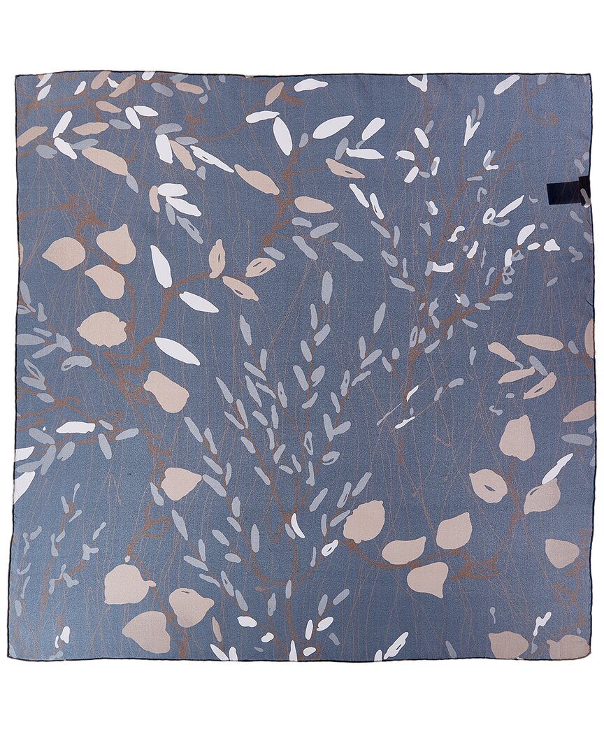 Brunello Cucinelli Silk Scarf In Blue