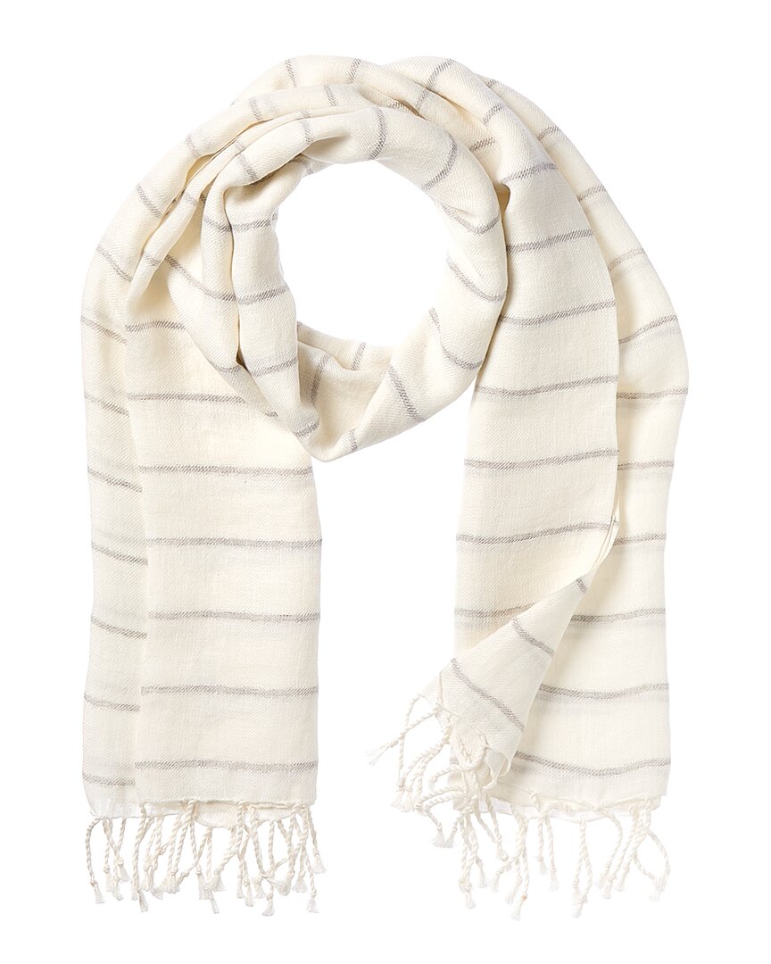 Brunello Cucinelli Wool Scarf In Neutral