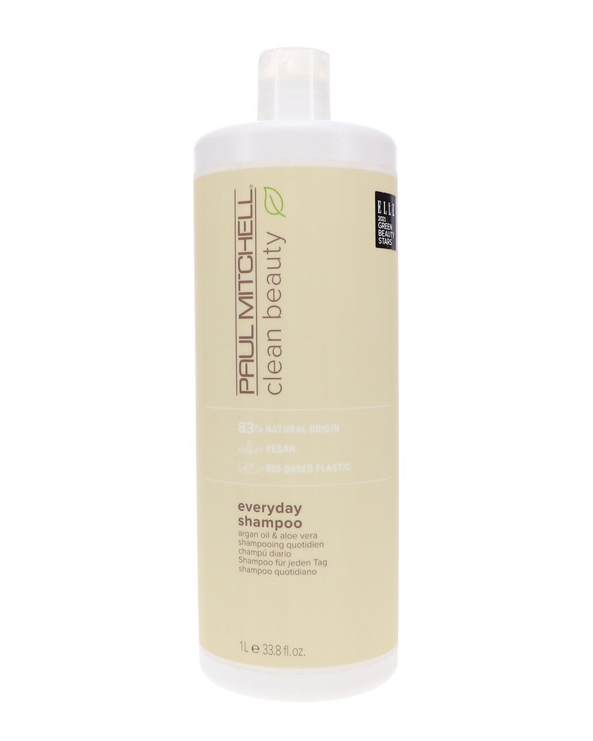 Paul Mitchell Unisex 33oz Clean Beauty Everyday Shampoo In White