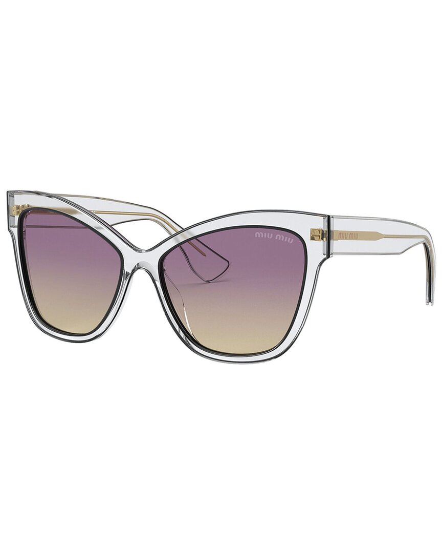 Miu Miu Women's 0mu 08vs 56mm Sunglasses In Gray