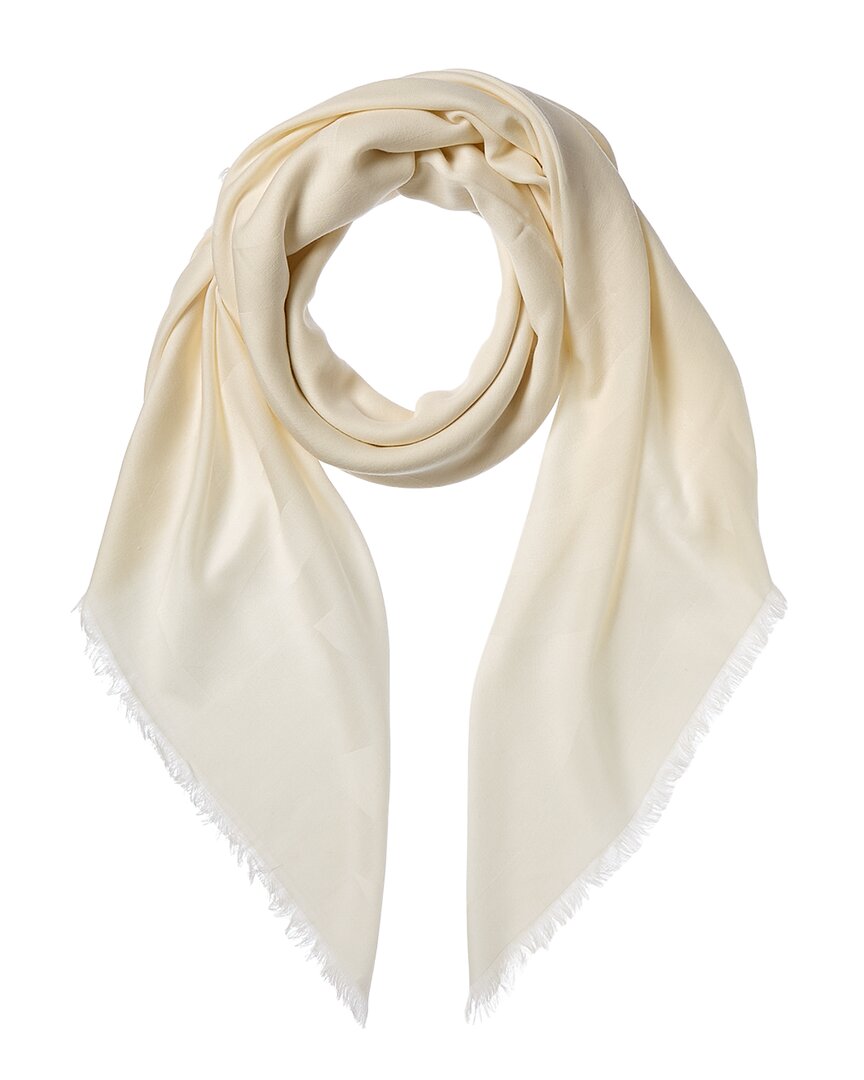 Alexander Mcqueen Wool Scarf In Neutral