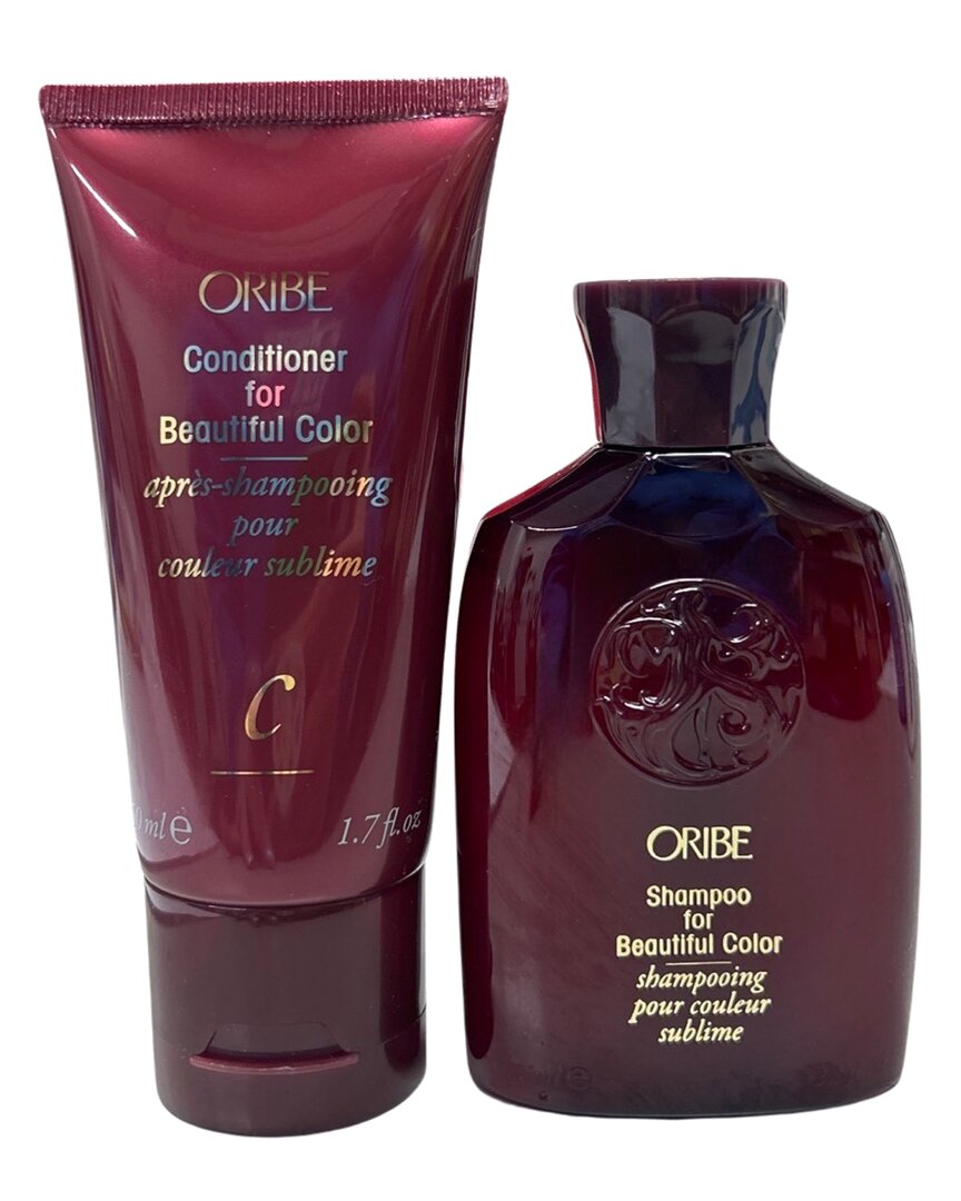 Oribe Unisex Conditioner For Beautiful Color 1 Travel Duo In White