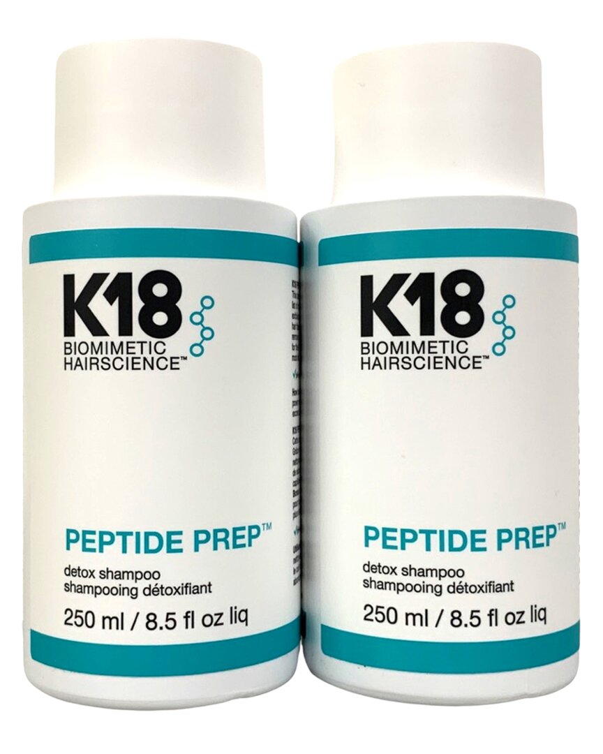 K18 8.5oz Peptide Prep Detox Shampoo Pack Of 2
