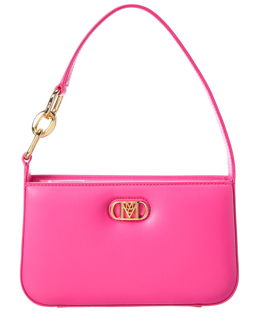Mcm Mode Travia Mini Lambskin Shoulder Bag In Pink
