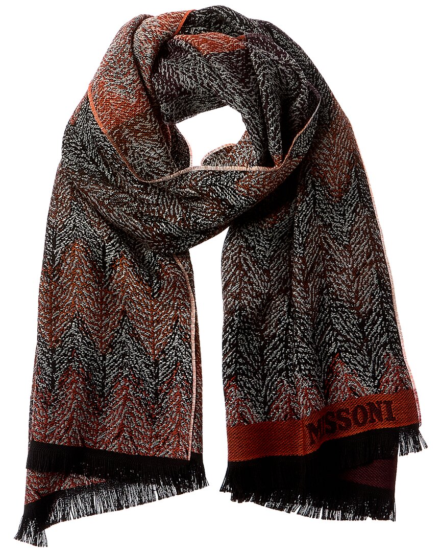 Missoni Wool-blend Scarf In Multi
