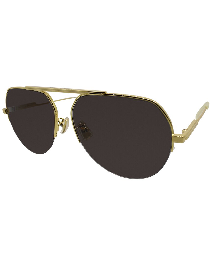 Bottega Veneta Unisex Bv1150s 60mm Sunglasses In Nocolor 