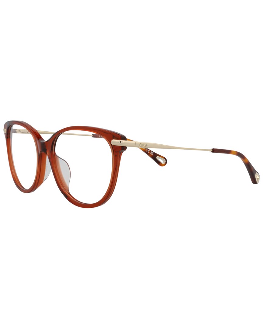 Chloé Women's Ch0058oa 53mm Optical Frames In Brown