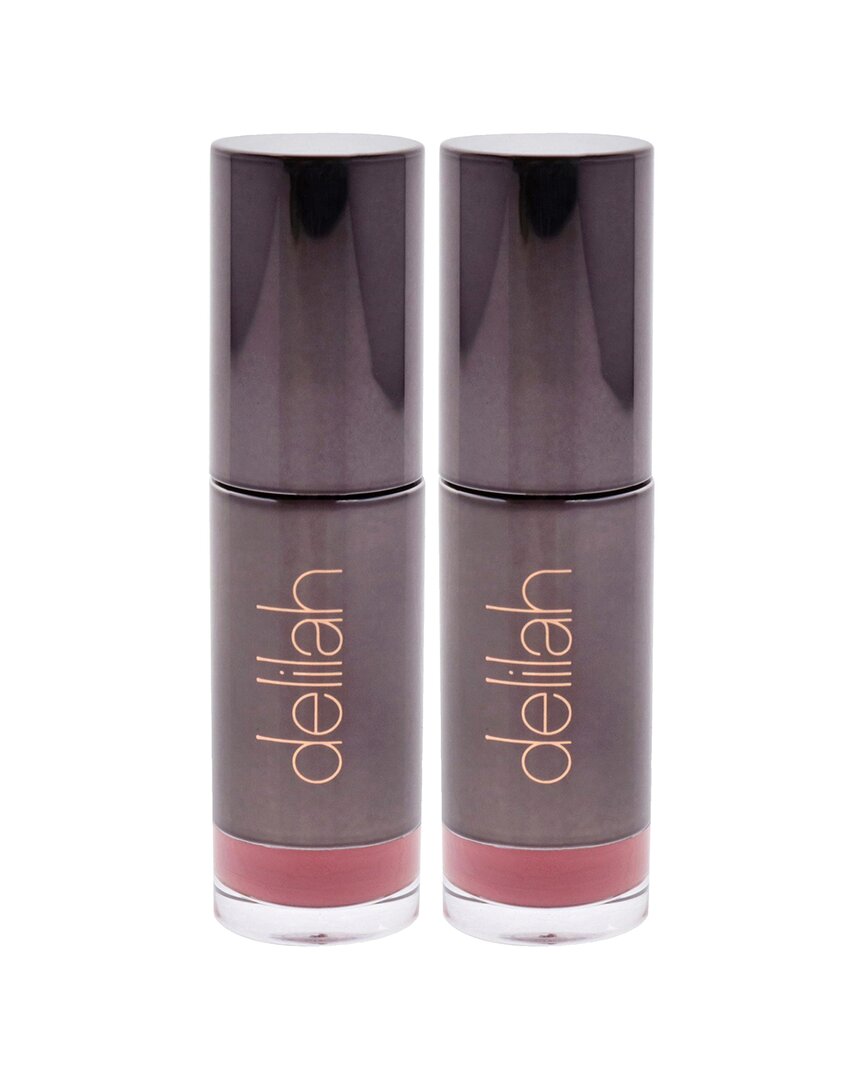 Delilah Women's 0.24oz Blossom Colour Intense Liquid Lipstick - Pack Of 2