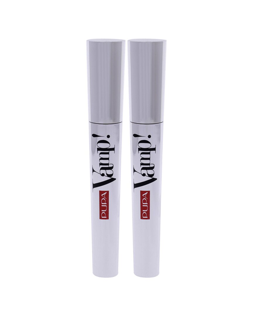Pupa Milano Women's 0.32oz 100 Extra Black Vamp Mascara Pack Of 2