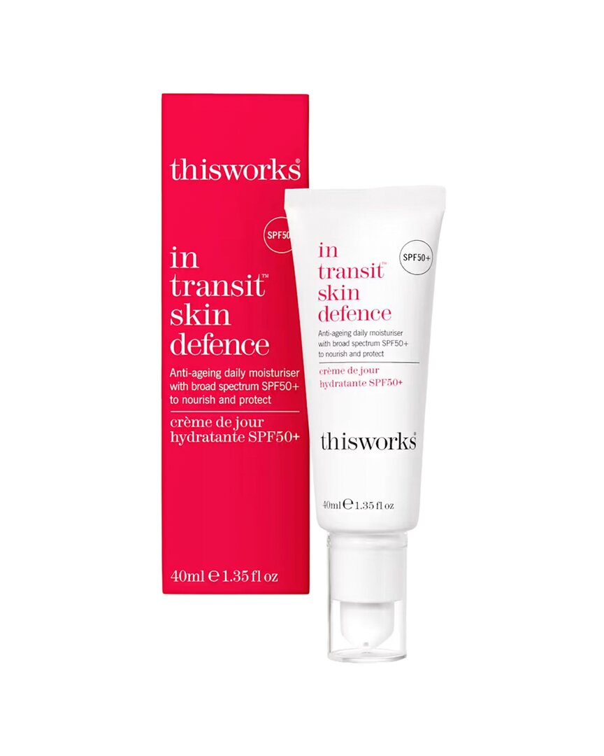 This Works Women's 1.35oz In Transit Skin Defence Moisturizer In Transparent