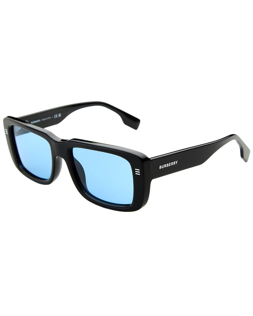 Burberry Men's Be4376u 55mm Sunglasses In Black